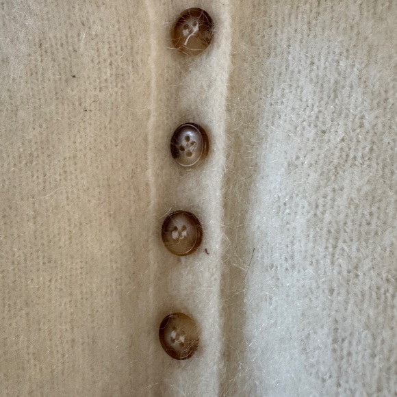 Sezane Cream Crew Neck Sweater - Picture 5 of 10